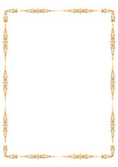 frame made of golden stars