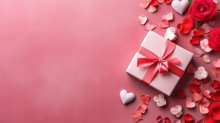 Cute Valentine's day design. Valentine's day. Romance background