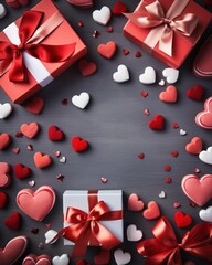 Valentine's day. Romance background