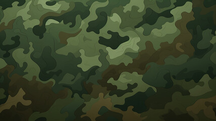 green and brown camo