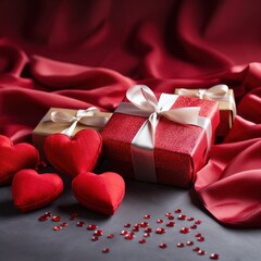 Cute Valentine's day design. Valentine's day. Romance background