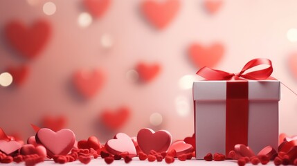 Cute Valentine's day design. Valentine's day. Romance background