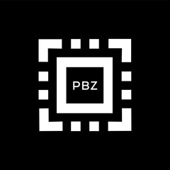 PBZ Letter logo design template vector. PBZ Business abstract connection vector logo. PBZ icon circle logotype.
