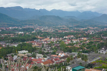 View of the Luang Prabang Province Laos PDR.