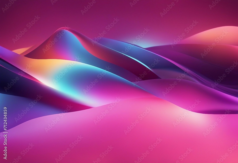 Aufkleber gradient dreams abstract background with smooth color transitions