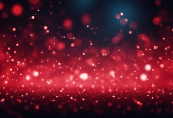 Fototapeta na wymiar Red glow particle abstract bokeh background