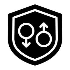 homosexual glyph icon