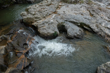 Cat Cat Waterfall locate on Cat Cat Village, Sa Pa District, Northern Vietnam