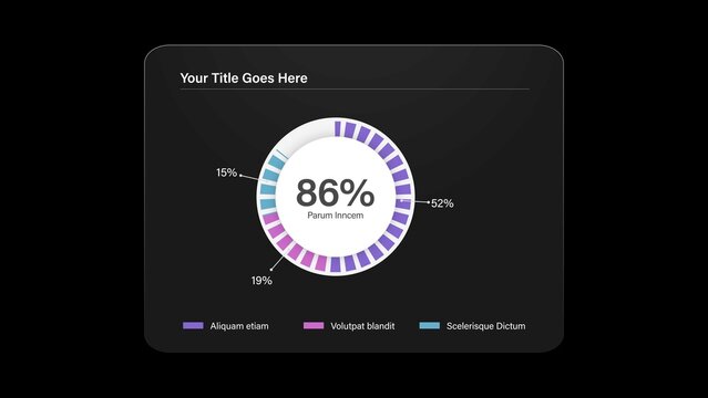 Infographic Pie Chart Animation Template