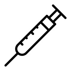 syringe line icon