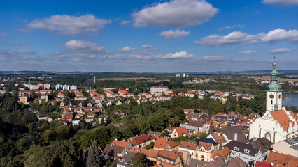 Fototapeta na wymiar Tabor, Czech Republic. Cityscape historical Tabor in Bohemia,