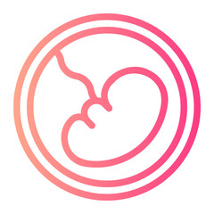 fetus gradient icon