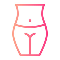 vagina gradient icon
