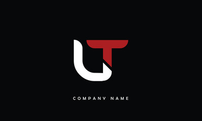 VT, TV, V, T Abstract Letters Logo Monogram