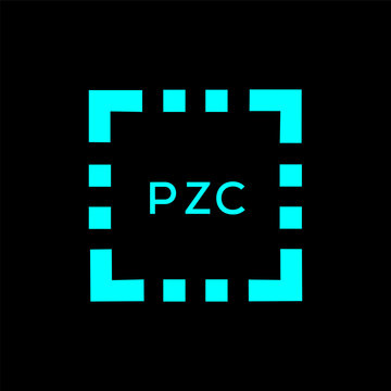 PZC Letter logo design template vector. PZC Business abstract connection vector logo. PZC icon circle logotype.
