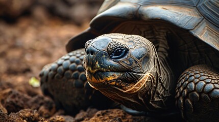 The Galapagos Islands in Ecuador are home to the magnificent Galapagos tortoise, a large turtle species.