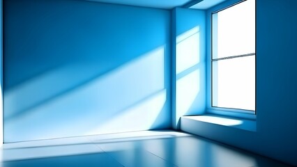 window in the blue sky