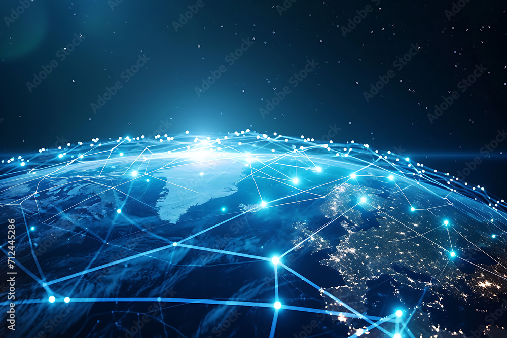 Poster technology connecting network around the world