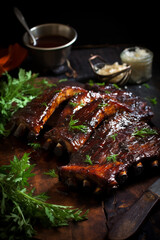 Grilled Lamb Ribs with Savory Spice Blend and Sweet Honey Glaze