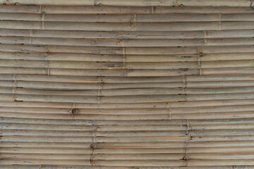 Above view of bamboo wall texture. For use on the furniture made from nature.