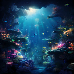Mystical underwater world