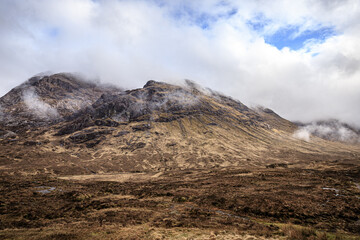 Mystic Clouds Over Rugged Glencoe Highlands