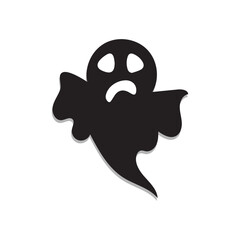 Ghost icon design, Scary ghosts design vector, Halloween characters  symbol. Ghost vector icon, Emotion Variation. Halloween flat vector icon for holiday apps and websites