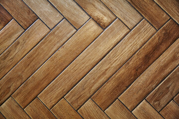 Wooden ceramic tile texture, like natural wooden parquet. texture.Cloeup