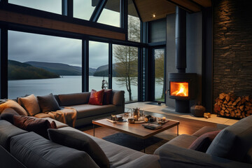 Timeless Elegance: Farmhouse Perfection by the Loch