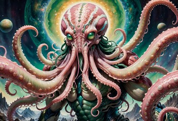 Fototapeta premium octopus in the sea