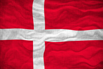 Fototapeta premium National flag of Denmark Background for editors and designers. National holiday