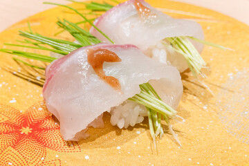 寿司「鯛の握り」