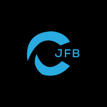 JFB Letter logo design template vector. JFB Business abstract connection vector logo. JFB icon circle logotype.
