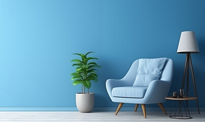 Beautiful spacious interior in a modern style. Can be used in various directions: design, polygraphy, interior decoration, publishing, etc.