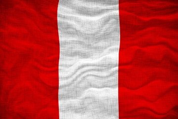 National flag of Peru. Background  with flag of Peru.