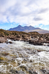 Whispering Waters Beneath the Majestic Peaks of Sligachan, Isle of Skye