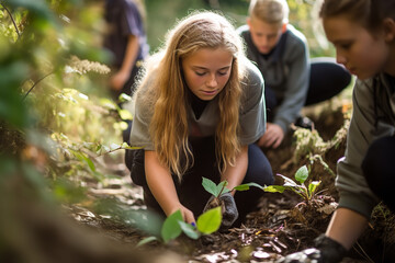 A junior environmental club offering nature conservation activities - aimed at raising eco-awareness and providing hands-on environmental learning experiences for children.
