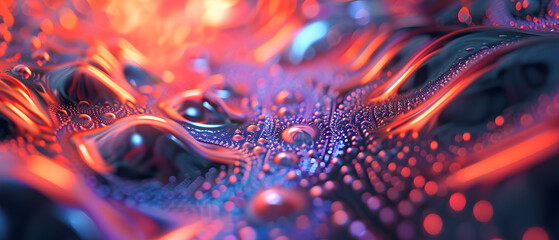 Vibrant hues dance in intricate patterns, showcasing the mesmerizing beauty of fractal art in this abstract masterpiece