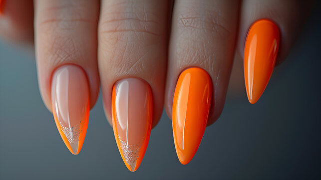 The Best Orange Nail Designs 2023