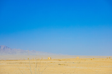 Baiyin City, Gansu Province - Wind turbines and Gobi scenery