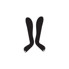 Foot, ankle line icon. Outline style can be used for web, mobile, ui. Pain, hip, ortho, anatomy, body, care concept. Human body parts, Legs icon.
