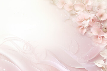 Flower wedding background , beautiful , elegent , pastels light colors.