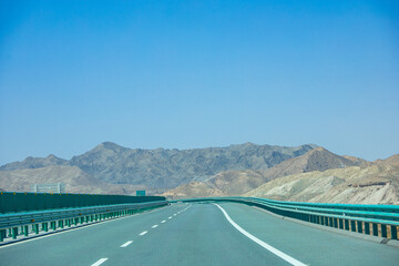 Baiyin City, Gansu Province - Wind turbines and Gobi scenery