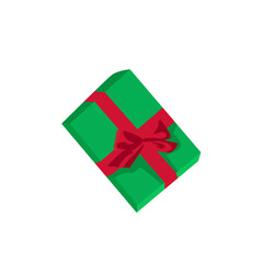 Christmas gifts, New Year presents, gift boxes with ribbons, vector illustration in flat style