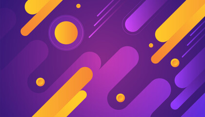 Vector abstract purple orange gradient background with fluid style lines wallpaper