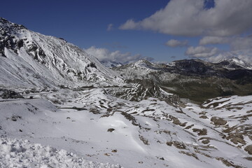 Auf der Aussichtsplattform vor dem  Hochtor auf der Gro&szlig;glockner-Hochalpenstra&szlig;e	