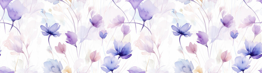 Fototapeta na wymiar Floreal banner with pastel colors in neutral background. Flower banner 