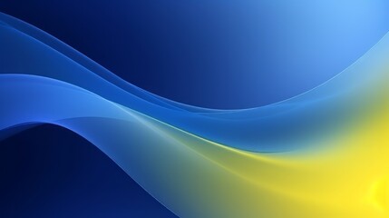 Abstract dark matte elegance: white, blue, yellow gradient wave texture background with design space