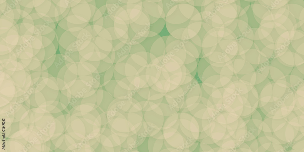 Poster abstract close up of bokeh circles background. abstract brown and green blur bokeh lights for backgr