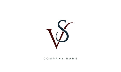 VS, SV, V, S Abstract Letters Logo Monogram
